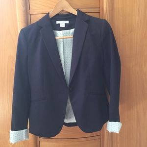H & M Navy Blue Blazer